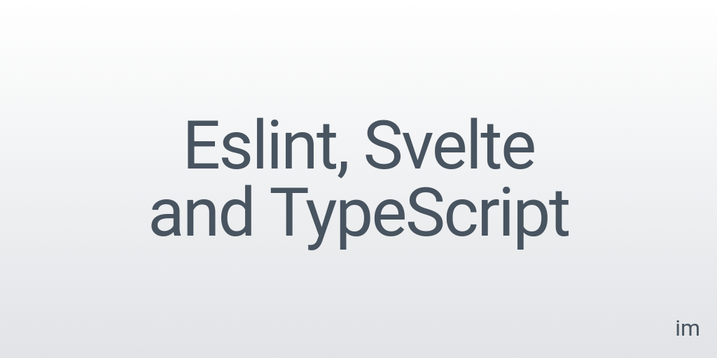 typescript-eslint